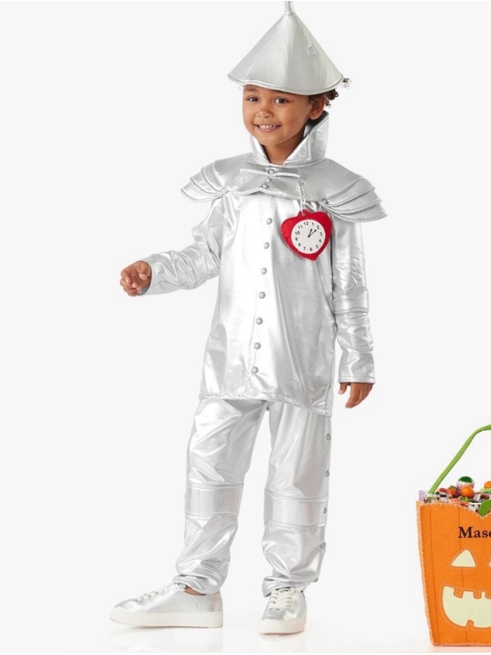 Pottery Barn kids Tin Man Costume with Clock Accent - read description